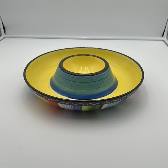 Certified International Nancy Green Large Sombero Dipping Server - Picture 13 of 16